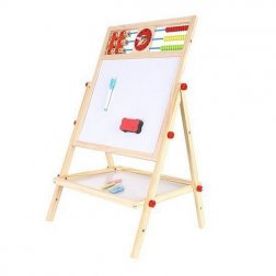 Kruzzel Multifunkčná obojstranná tabuľa pre deti 42 x 32,5 cm