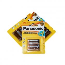 Panasonic Alkaline Power AAA elem 4db