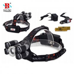 BAILONG čelovka LED CREE XML-T6 4X XPE