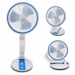 Vezeték nélküli összecsukható ventilátor LED lámpával