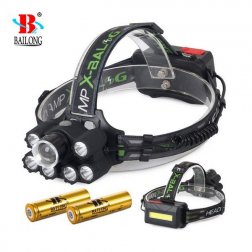 Bailong homloklámpa 7x LED UV CREE XM-L3-U3 T78