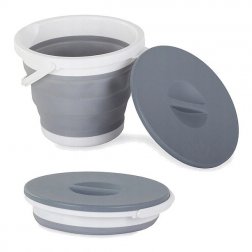 Szilikon összecsukható vödör 5 l