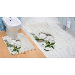 Koupelnová sada předložek 3D 60x100+50x60cm Jadran