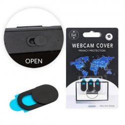 Webcam Cover védelem webkamerára, notebook-ra vagy az okostelefon selfie kamerájára, 3db