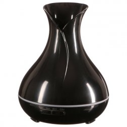 Aroma diffúzor Vulcan fekete, fényes, 350 ml-es
