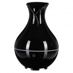 Aroma difuzer Bloom černý lesk 200 ml