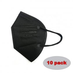 NanoCare Respirátor FFP2 černý 10 kus