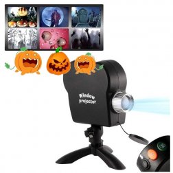 Halloween / Karácsonyi filmek ablakra való kivetítője, 12 film