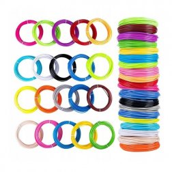 PLA Filament SET 20 farieb pre 3D pera 20 x 5 m, 1,75mm