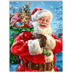 5D Diamantové maľovanie Santa Claus