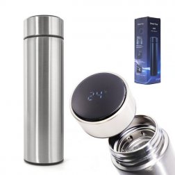 Termohrnek SMART LCD 500 ml stříbrný