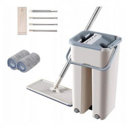 Kétkamrás mop csavaró mechanizmussal