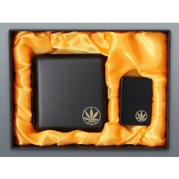 Marijana cigarettatálca öngyújtóval