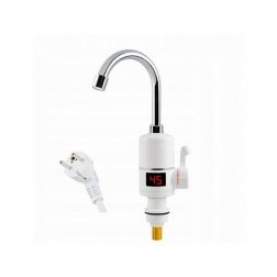Stojanková LCD prietoková batéria s elektrickým ohrevom vody 3kW