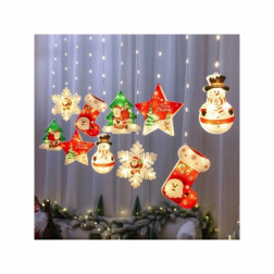 Világító karácsonyi függöny USB 100 LED 2,5 m