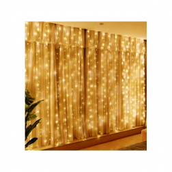 Világító karácsonyi függöny 300 LED 3x3m