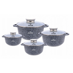 Zilner titán edénykészlet ZL 8532 MARBLE INDUCTION 8-részes