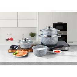 Zilner Márvány fazékkészlet ZL 7076 indukciós 9-részes