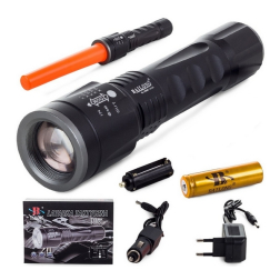 BAILONG taktikai zseblámpa 1898B ZOOM CREE XML-T6