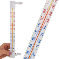 Külső hőmérő ablakra, fehér 21 cm