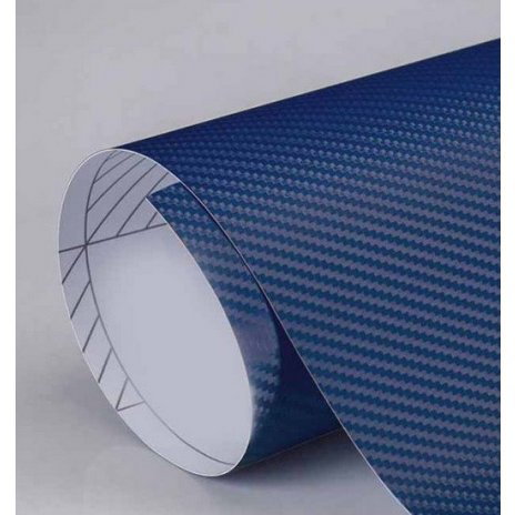 3D karbónová folia tmavo modrá (š.1,27m)