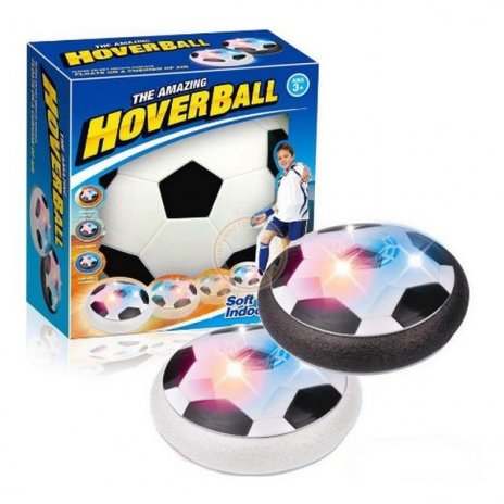 Lietajúca futbalová lopta Hoverball s LED svetlom 