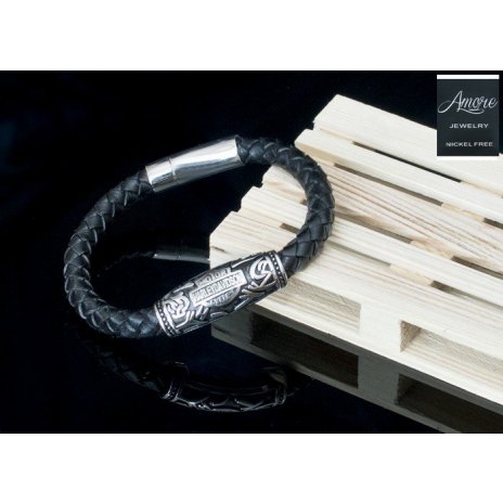 kozeny-naramok-co705-chirurgicka-ocel-harley-davidson