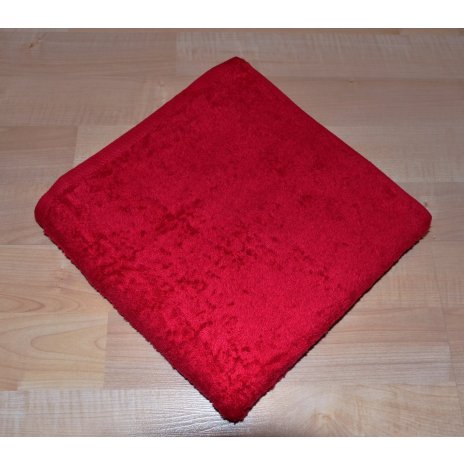 Froté uterák 50x100cm bez prúžku 450g červený 