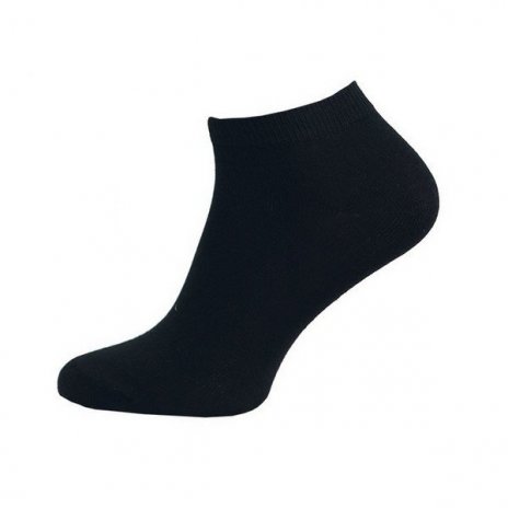 Kotníkové ponožky hladké 4 páry černá 