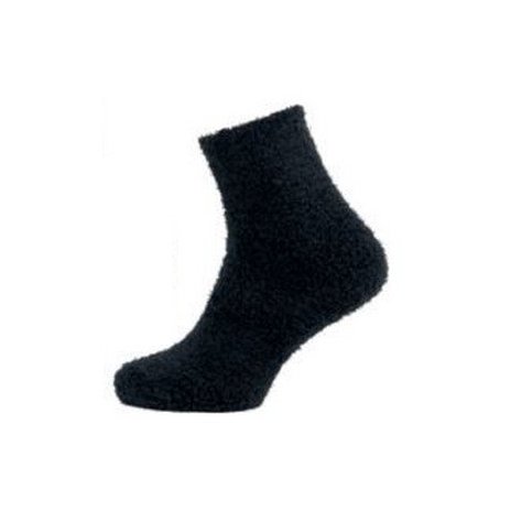 Dámske ponožky pierko s protiskluzem čierna 