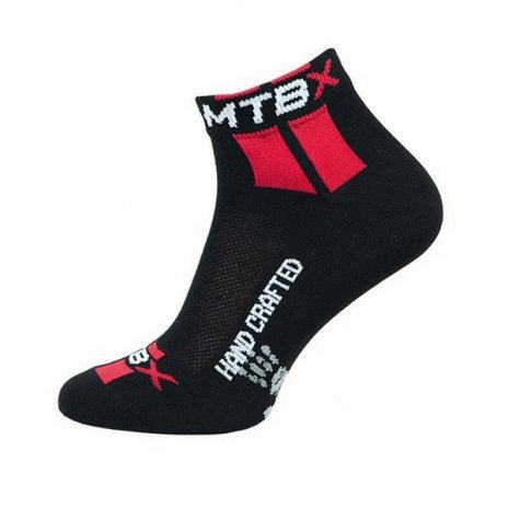 Ponožky Cyklo MTB červená 