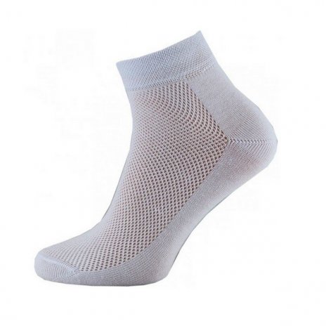 Dámske ponožky vyšší lem 5 párov biela 