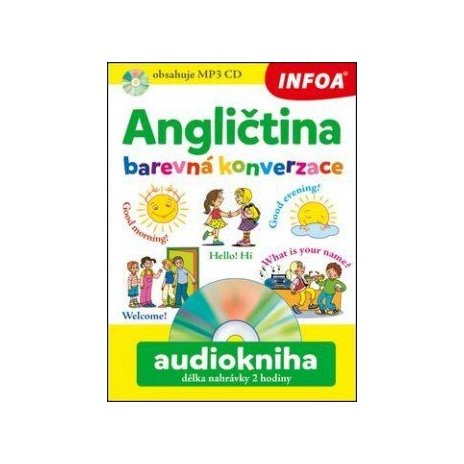 Audiokniha - Angličtina - Barevná konverzace + mp3 CD 