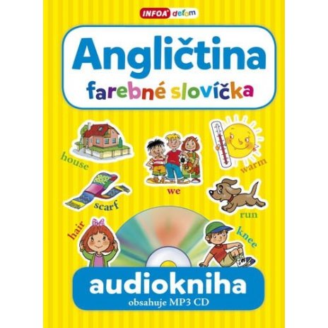 Audiokniha - Angličtina - farebné slovíčka + MP3 CD (SK vydanie) 