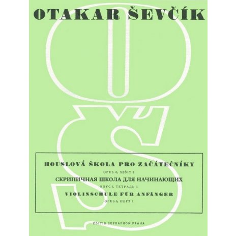 Houslová škola pro začátečníky op. 6, sešit 1 