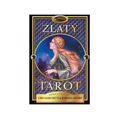 Kapesní Zlatý tarot - kniha a 78 karet 