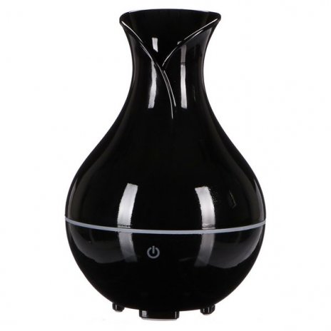 Aroma diffúzor Bloom, fekete fényű, 200 ml-es 