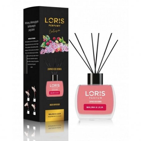 Loris bytový parfém osvěžovač Raspberry & Lily 120 ml 