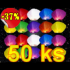 Szerencse lampion Színkeverék 50 db