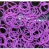 Loom Bands gumičky s háčikom 270 ks - fialové