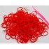 Loom Bands gumičky s háčkem na pletení- červené