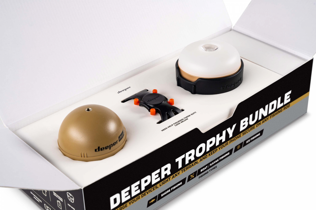Set Deeper Fishfinder Winter Trophy Bundle