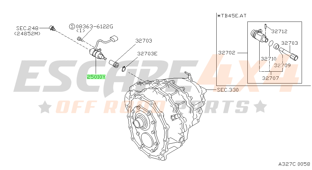 Speedometer Y61 Speed sensor Nissan Patrol Y61 (98-04)/Y61 GU4 (05-15) | Escape4x4.eu