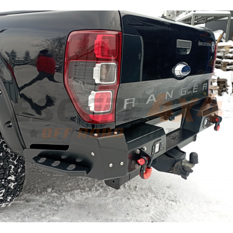 Ford Ranger Basic Rear Bumper Ford Ranger rear bumper (12-16) | Escape4x4.eu