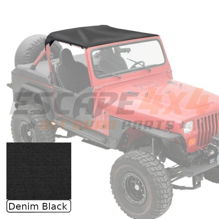 Soft top roof Denim Black Smittybilt Jeep Wrangler YJ (87-91