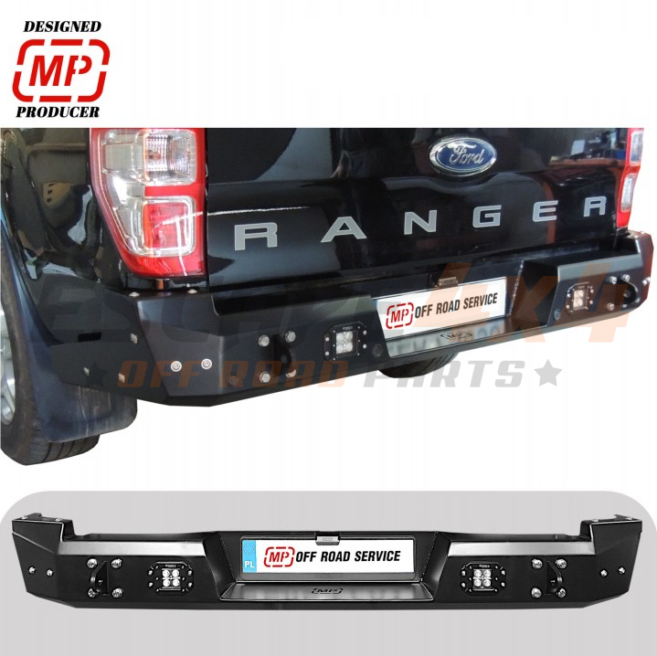 Ford Ranger Basic Rear Bumper Ford Ranger rear bumper (12-16) | Escape4x4.eu