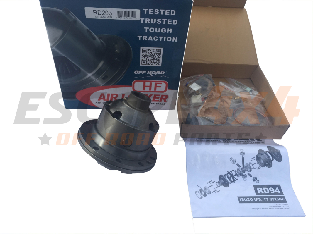 Hf Diff Lock Front differential air lock HF RD203 Isuzu Trooper, D-Max | Escape4x4.eu