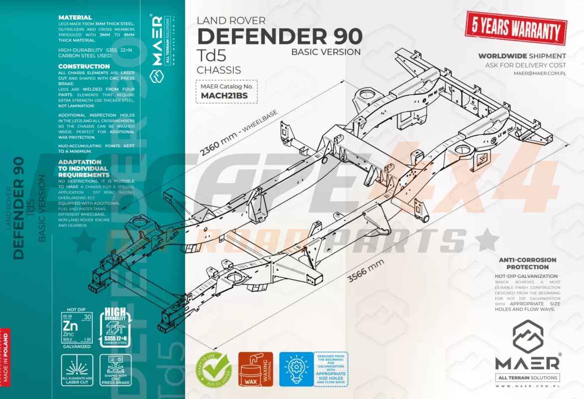 frame-basic-land-rover-defender-90-td5-escape4x4-eu