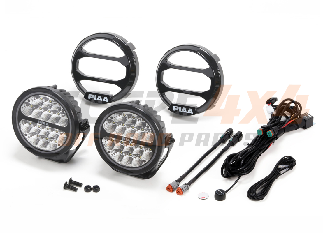 Additional round LED high beam lights PIAA LPX570 with 184 mm