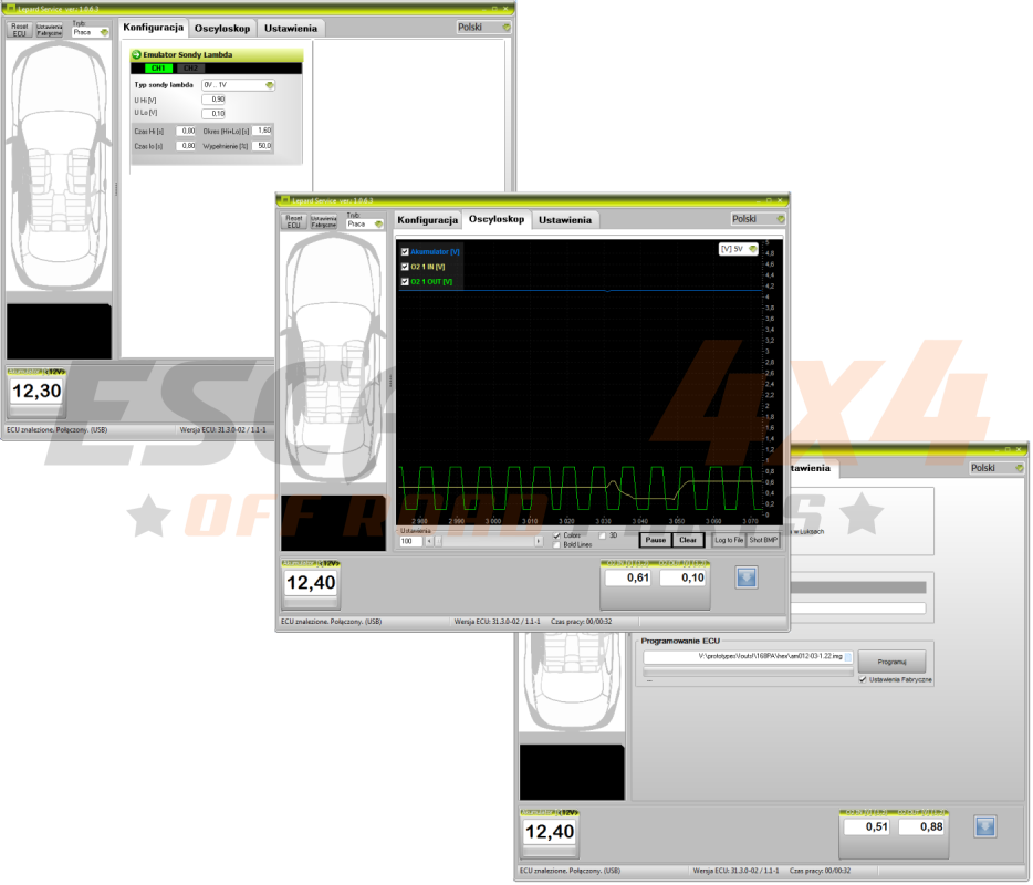 O2 sensor emulator (lambda sensor emulator) USB | Escape4x4.eu